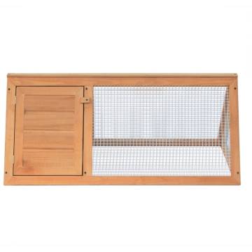 Deluxe Wooden Rabbit Cage - Quality & Weather Resistant