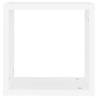 Wall Cube Shelves 4 pcs - Stylish White Storage Solution