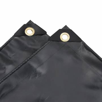 Heavy-Duty Black Tarpaulin 5x8 m - Versatile & Durable