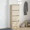 Sonoma Oak Shoe Cabinet - Compact & Stylish Storage Solution