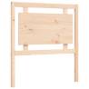 Solid Wood Bed Frame with Headboard - 100x200 cm