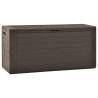 Garden Storage Box Brown 116x44x55 cm Colour brown Capacity 290 l 