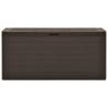 Garden Storage Box Brown 116x44x55 cm - Stylish & Durable