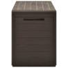 Garden Storage Box Brown 116x44x55 cm - Stylish & Durable