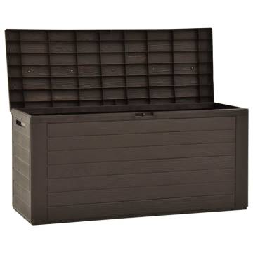 Garden Storage Box Brown 116x44x55 cm - Stylish & Durable