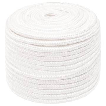 Boat Rope Full White 14mm 25m - Durable Polypropylene