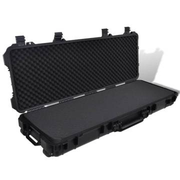 Waterproof Plastic Molded Gun Case - Trolley Carry Case