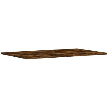 Wall Shelves 4 pcs Smoked Oak - Stylish Storage Solution