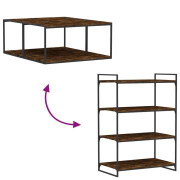 Wall Shelves 4 pcs Smoked Oak - Stylish Storage Solution