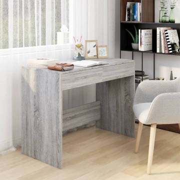 Stylish Grey Sonoma Desk - 101x50 cm | Hipomarket