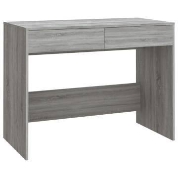 Stylish Grey Sonoma Desk - 101x50 cm | Hipomarket