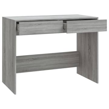 Stylish Grey Sonoma Desk - 101x50 cm | Hipomarket