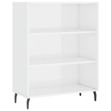 Highboard High Gloss White - Stylish Storage Solution | HipoMarket