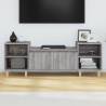 Stylish Grey Sonoma TV Cabinet - Engineered Wood 160x35x55 cm