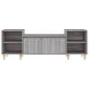 Stylish Grey Sonoma TV Cabinet - Engineered Wood 160x35x55 cm