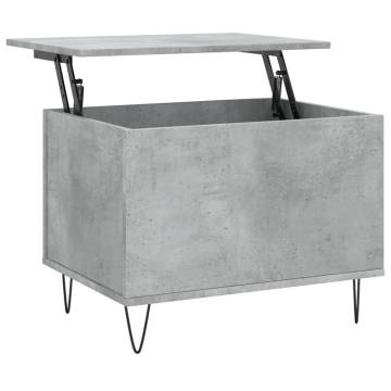 Stylish Concrete Grey Coffee Table | Engineered Wood Design