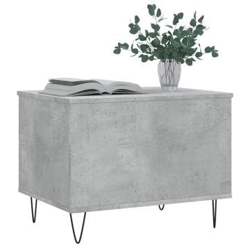 Stylish Concrete Grey Coffee Table | Engineered Wood Design