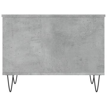 Stylish Concrete Grey Coffee Table | Engineered Wood Design