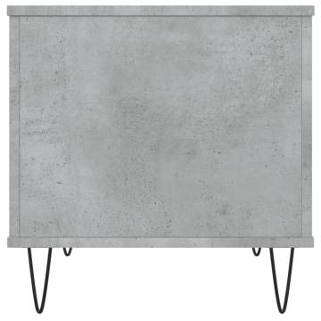 Stylish Concrete Grey Coffee Table | Engineered Wood Design