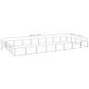 Durable Silver Dog Kennel - 32 m² Steel Outdoor Play Area