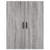 Elegant Grey Sonoma Wall Mounted Cabinets - 2 pcs | HipoMarket