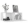 Stylish 8 Piece TV Cabinet Set in White - Engineered Wood