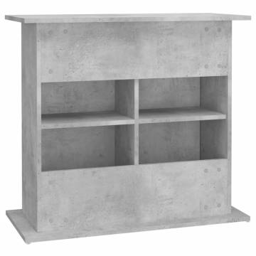 Aquarium Stand Concrete Grey 81x36x73 cm - Durable & Stylish