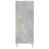 Stylish Highboard in Concrete Grey - 34.5x34x180 cm