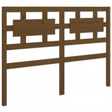 Honey Brown Solid Wood Bed Frame 120x200 cm - Timeless Design