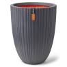 Capi Vase Urban Tube Elegant Low 55x73 cm Dark Grey Size 55 x 73 cm Quantity in Package 1 Number of pockets 