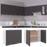 Hanging Cabinet Grey 80x31x60 cm - Optimal Kitchen Storage