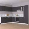 Hanging Cabinet Grey 80x31x60 cm - Optimal Kitchen Storage