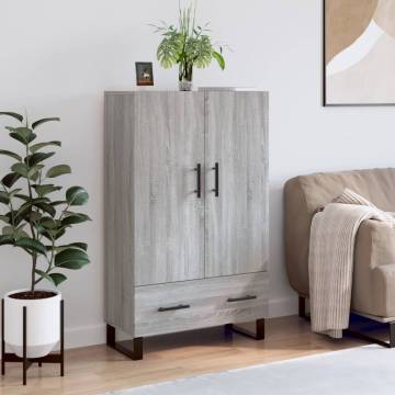 Highboard Grey Sonoma | Stylish Storage Solution