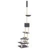 Floor to Ceiling Cat Tree Dark Grey | 268.5-294.5 cm