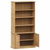 VIGO Bookcase 85x35x170 cm Solid Pine Wood - Rustic Charm