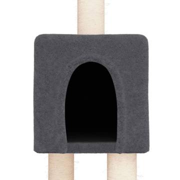 Floor to Ceiling Cat Tree Dark Grey | 268.5-294.5 cm