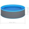 Buy Splasher Pool 350x90 cm Grey - Fun for Family & Friends