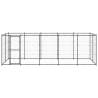 Outdoor Dog Kennel Steel 12.1 m² - Durable & Spacious