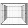 Outdoor Dog Kennel Steel 12.1 m² - Durable & Spacious