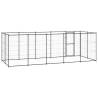 Outdoor Dog Kennel Steel 12.1 m² - Durable & Spacious