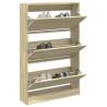 Shoe Cabinet Sonoma Oak 80x21x125.5 cm Engineered Wood Colour sonoma oak Size 80 x 21 x 125.5 cm Quantity in Package 1 Number of 