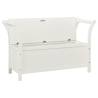 Bench White 107x45x75.5 cm - Solid Wood Fir | HipoMarket UK