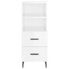 High Gloss White Highboard - Stylish Storage Solution | HipoMarket