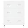 Highboard White 69.5x34x180 cm - Stylish & Durable Storage