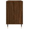 Elegant Brown Oak Shoe Cabinet - 102x36x60 cm