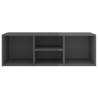 Shoe Storage Bench High Gloss Grey | Stylish & Practical