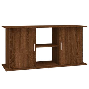 Brown Oak Aquarium Stand - 121x41x58 cm | Durable & Stylish