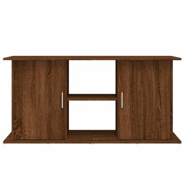 Brown Oak Aquarium Stand - 121x41x58 cm | Durable & Stylish