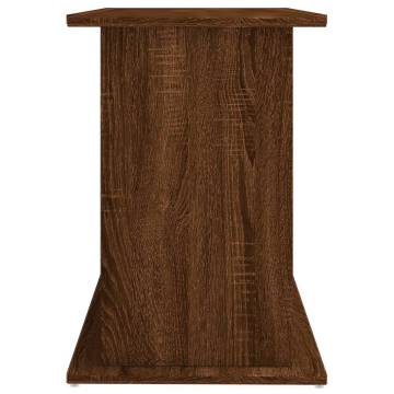 Brown Oak Aquarium Stand - 121x41x58 cm | Durable & Stylish