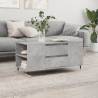 Coffee Table Concrete Grey 102x44.5x50 cm Engineered Wood Colour concrete grey Quantity in Package 1 